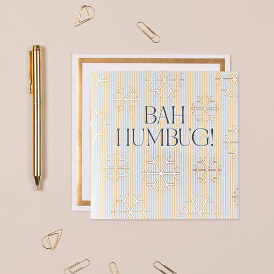 Bah Humbug Christmas Card