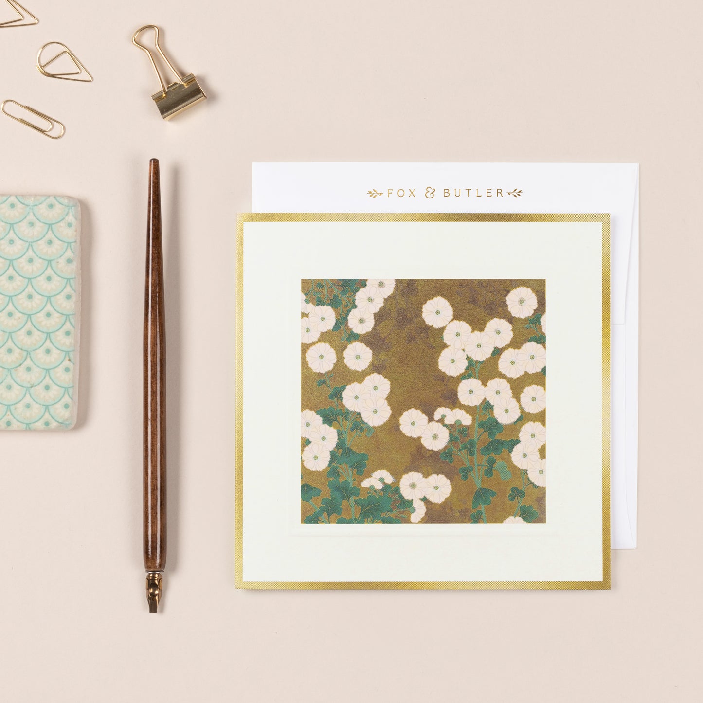 Chrysanthemums Card