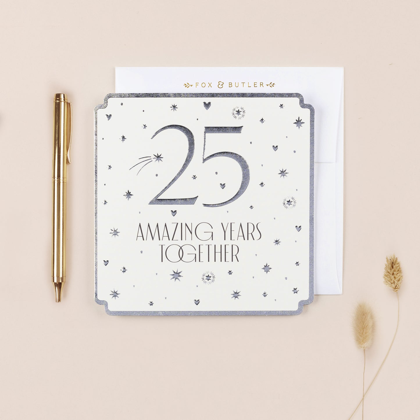 25th Anniversary Card