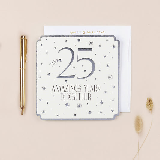 25th Anniversary Card