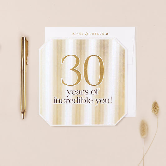30th Birthday Card