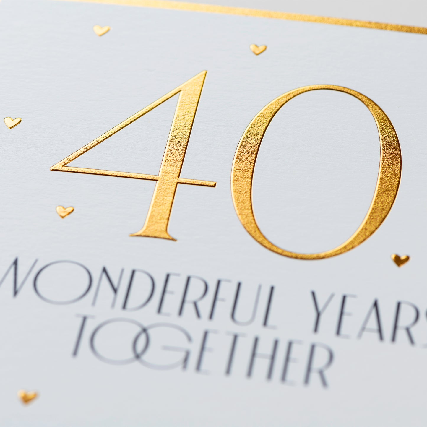40th Anniversary Card