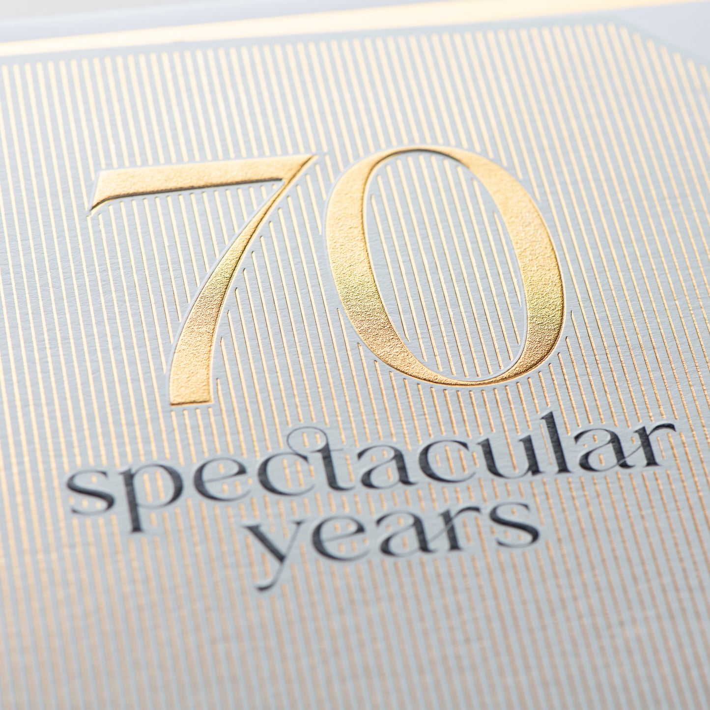 70th Birthday Card