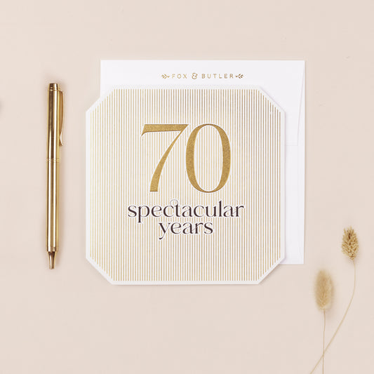 70th Birthday Card