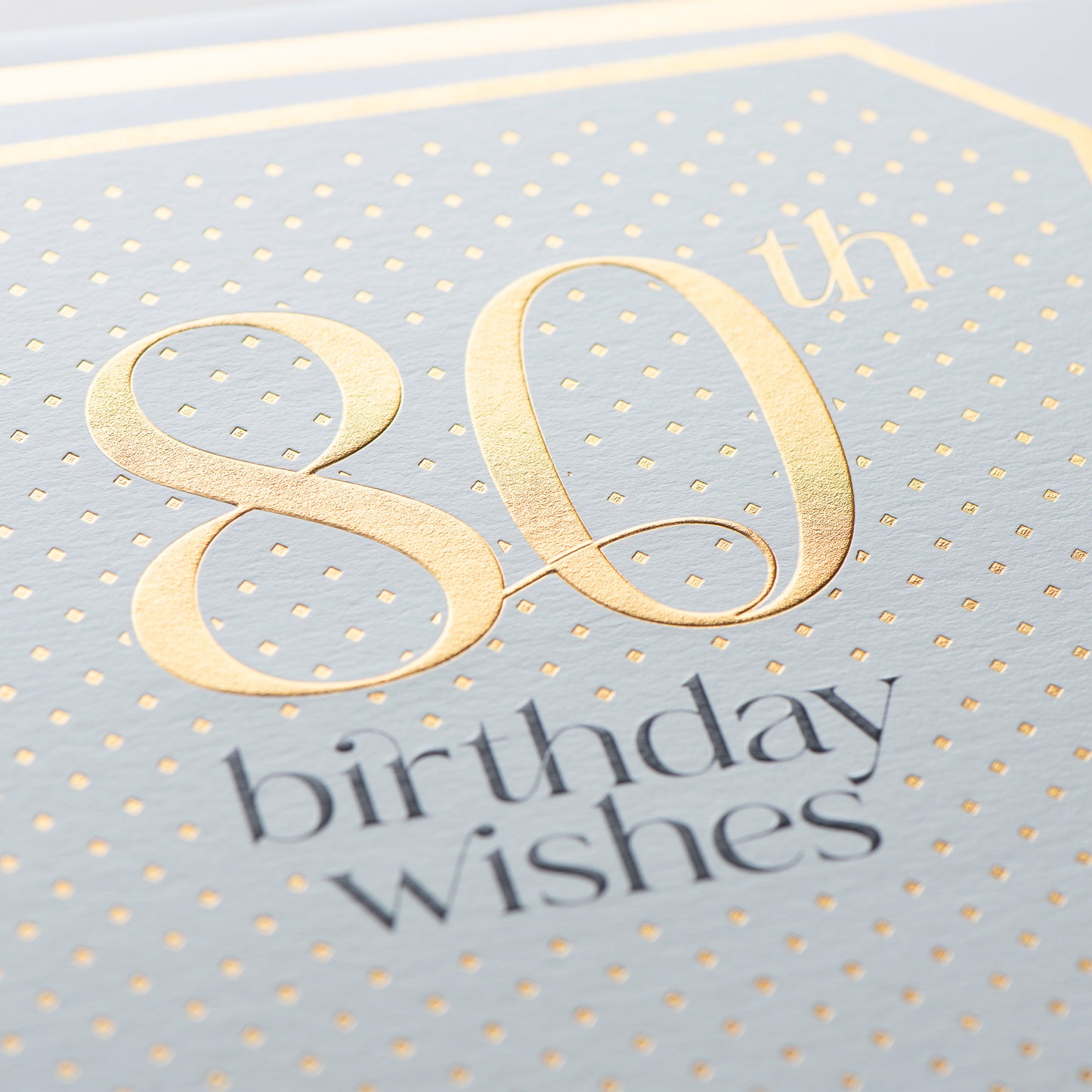 80th Birthday Card