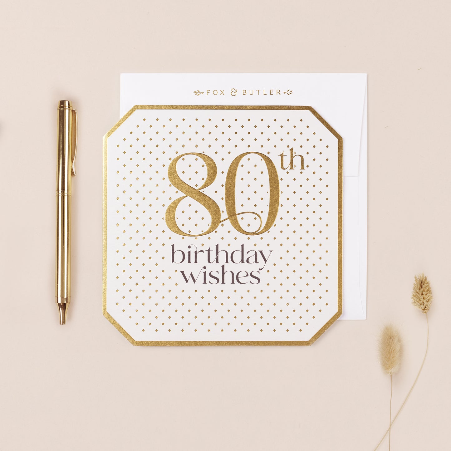 80th Birthday Card