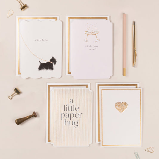 Set of 4 Just To Say Card Bundle