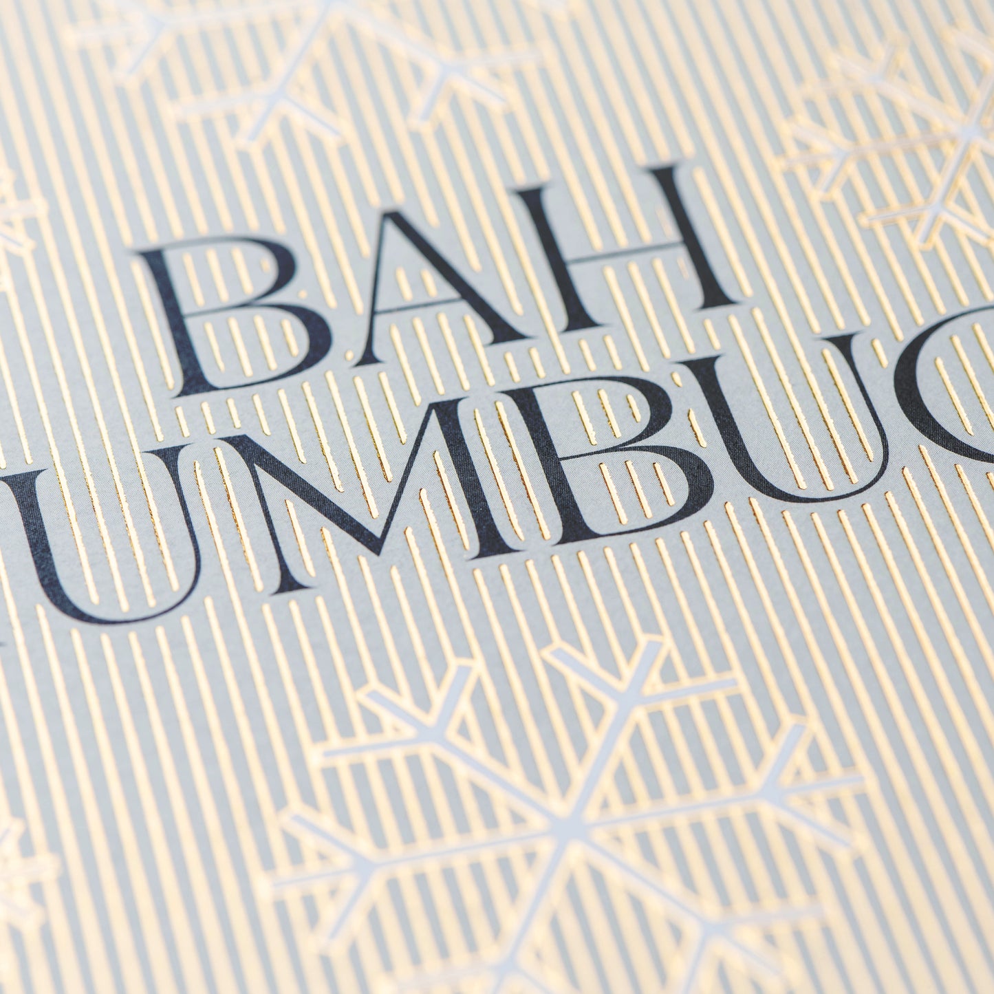 Bah Humbug Christmas Card