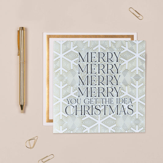 Merry Merry Christmas Card