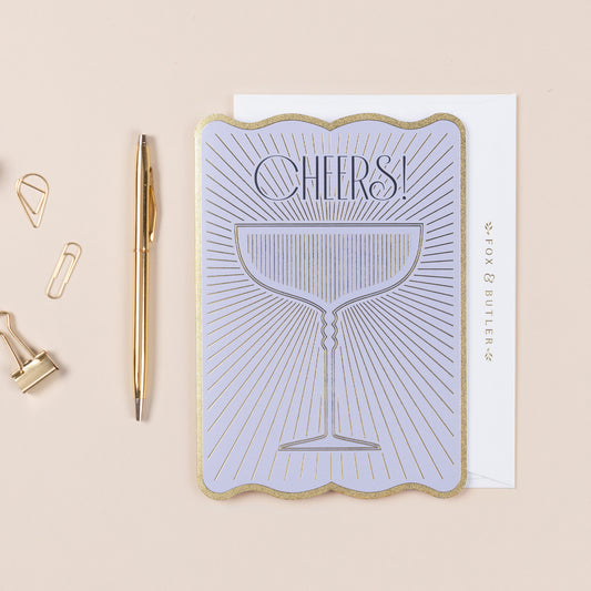 Cheers Champagne Card