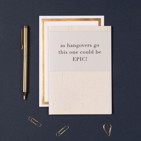 Hangovers Card