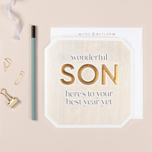 Son Birthday Card