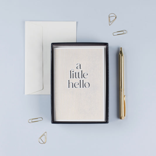 A Little Hello Notecards